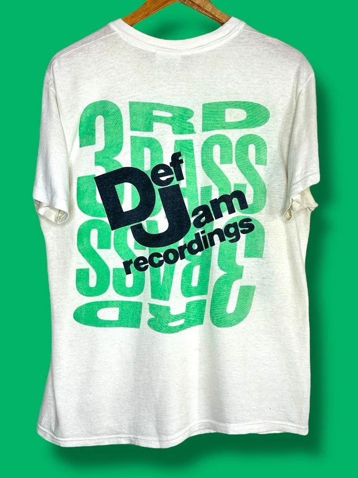 Camiseta vintage 1990 3rd Bass Rap L Foto 2 de 3