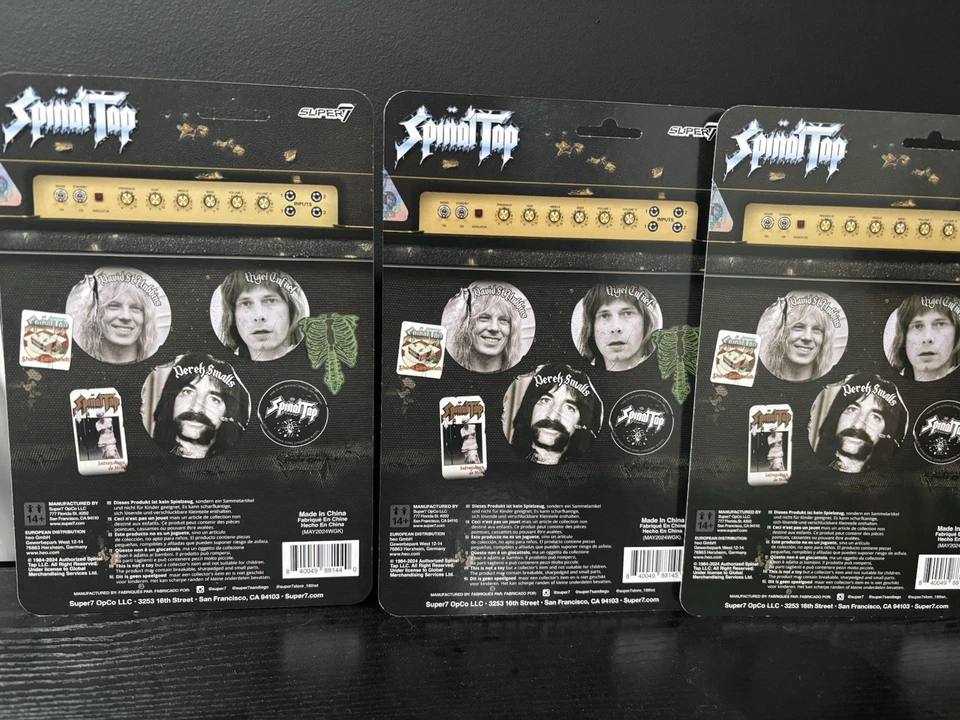 Figuras de acción Spinal Tap Nigel Tufnel, Derek Smalls, David St Hubbins -3 ¡Nuevas!! Foto 2 de 4