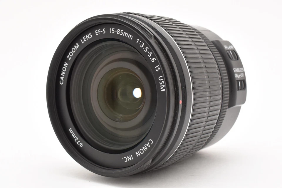Canon EF-S 15-85mm F/3.5-5.6 IS USM AF Lens w/hood case [READ] from Japan 9244 - Image 2 of 4