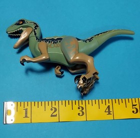 Lego Jurassic World Dinos/ Lot of 4/ "Blue" Raptor, Baby Tricerotops,Bumpy+1