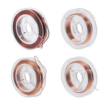 4 Rolls 10m Enameled Copper Wires Accessories Magnet Winding Wires