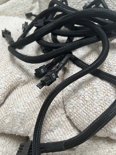 XFX Pro Modular ATX Power Supply PSU 5 Cables Connectors PCI Express Peripheral - 第 3/3 張圖片