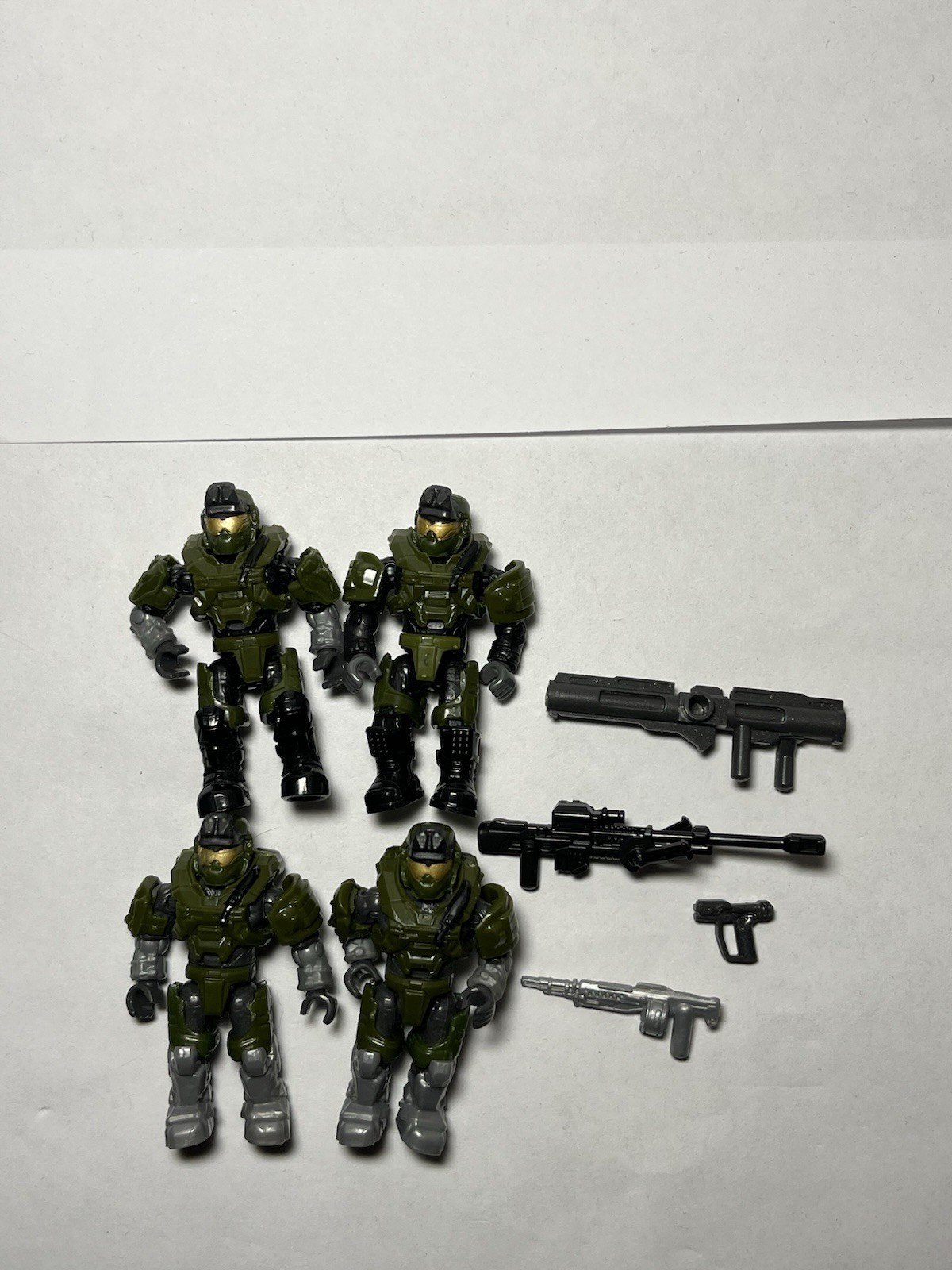 Halo Mega Construx Spartan Grenadier Green Lot