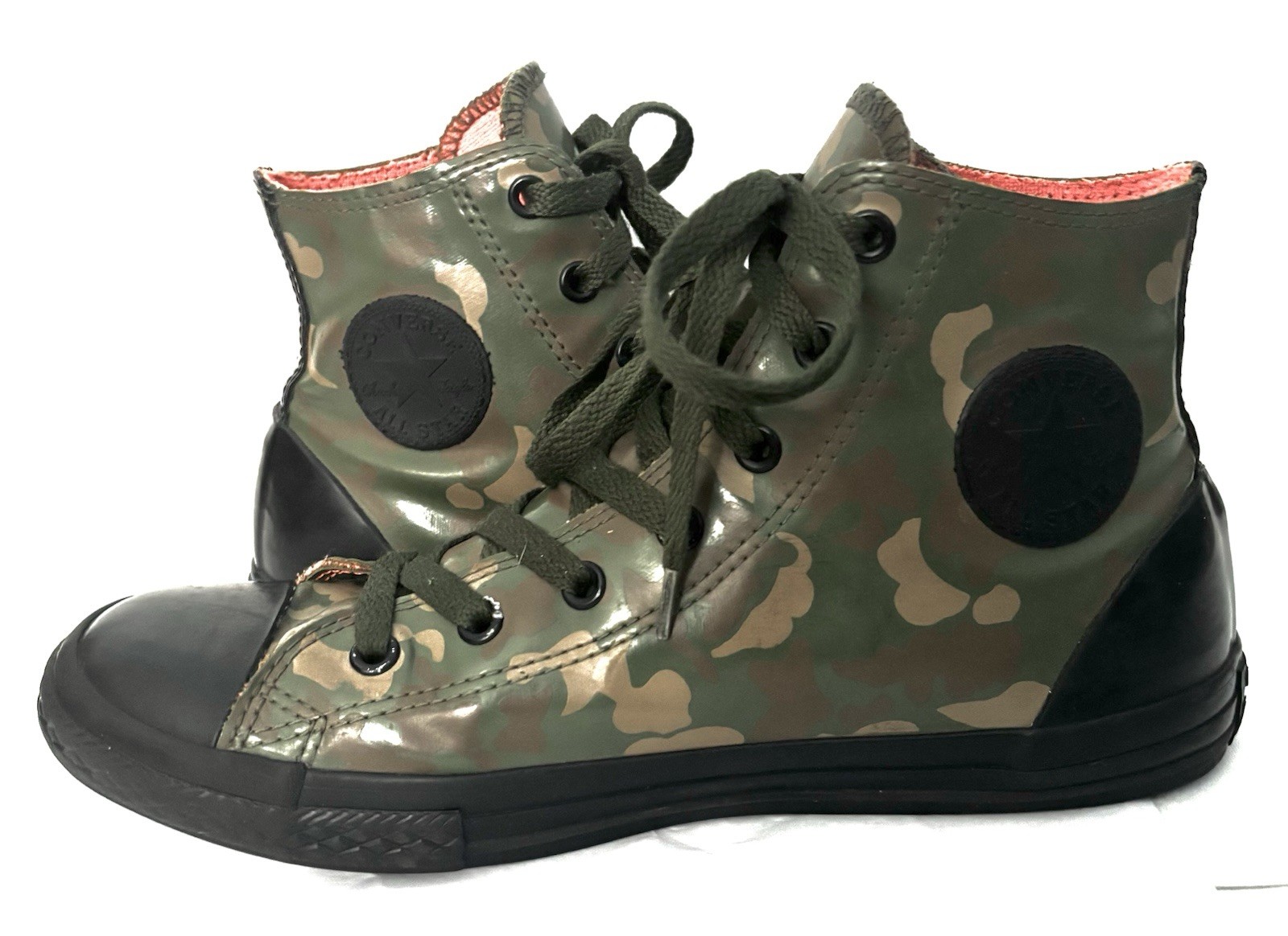 SAOLA Scarpe da caccia uomo taglia 5 Converse arancioni e mimetiche