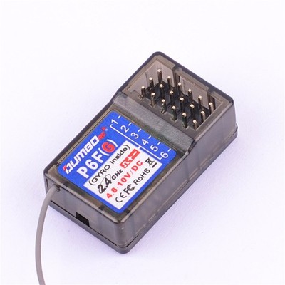 DUMBORC X6F(G) 2.4 Receiver with Gyro for RC X6 Transmitter Remote Controller