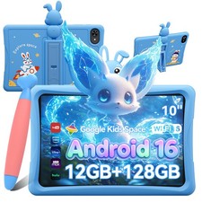 TABWEE K10 10.1" Android 16 Tablet Para Niños12GB+128GB WiFi Estilo Niño Lápiz