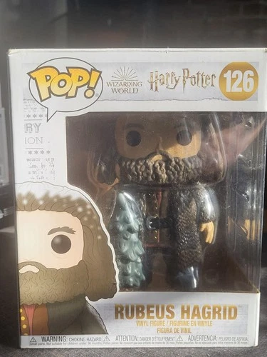 Funko Pop! Vinyl 6 in Rubeus Hagrid Harry Potter #126 Figure 2020 Multicolor