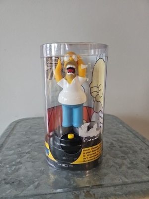 #ad Homer Simpson Talking Car Dashboard Mount The Simpsons NIB New In Box 2003 VTG $35.00