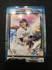 2025 Bowman Chrome Draft Jamie Arnold Prized Prospects Refractor RC PP-11 A’s