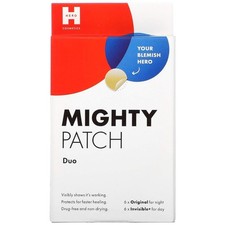 Mighty Patch Duo, Hydrocolloid Day and Night Acne Pimple Patch, 12 Count