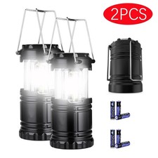 2Pc 30 LED Portable Camping Torch Battery Operated Lantern Night Light Tent Lamp