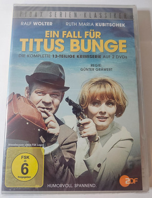 DVD Ein Fall für Titus Bunge (1967) 13-teilige Krimiserie - Ralf Wolter - OVP