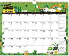 2026 Calendar - 2026 Wall Calendar, January 2026 - December 2026, 14.8" X 11.6",