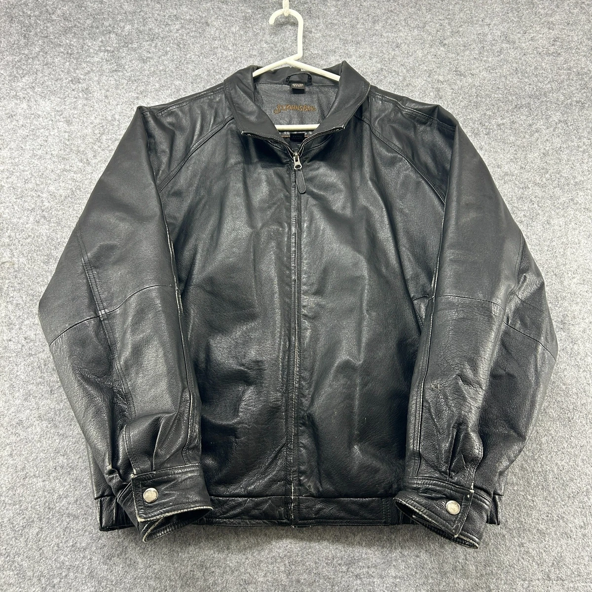 st johns bay leather jacket products for sale | eBay