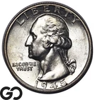 1945 Washington Quarter, Choice Unc+