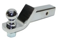 2" Drop Hitch Chrome for 2" Receiver Trailer Ball Mount with 2-5/16" Ball