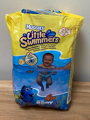 Huggies Little Swimmers Schwimmwindeln Größe 2-3 (3-8 kg, 7-18 Pfund)