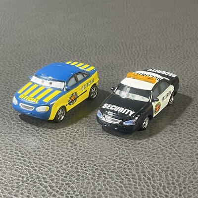 Disney Pixar Cars Lot Piston Cup Security Marlon McKay & Race