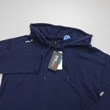 Ralph Lauren RLX Women’s Golf Sweatshirt Hooded Wicking Lightweight Navy $168