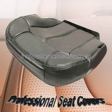 For 1999-2002 Chevy Silverado GMC Sierra Driver Bottom Seat Cover Dark Gray