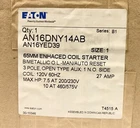 EATON AN16DNY14AB 120 VAC Size 1 AN16YED39 Starter Enhanced Coil 27 AMP AN16DN0
