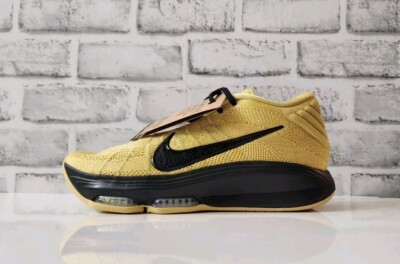 Nike Air Zoom GT Hustle 3 HM0268-700 Golden Black Basketball Shoes