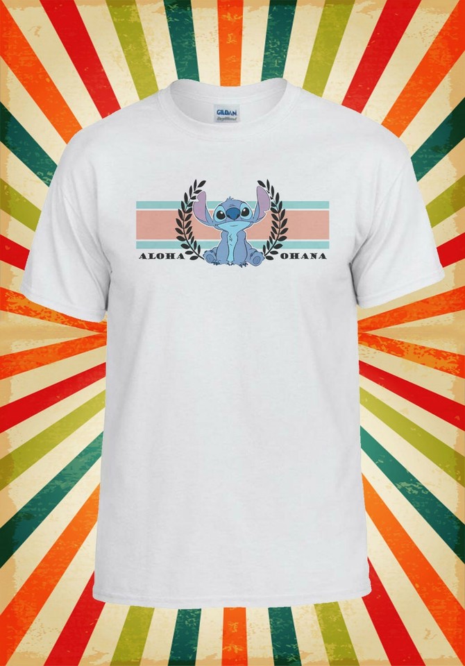 Aloha Ohana Stitch Funny Cool Retro Men Women Vest Tank Top Unisex T