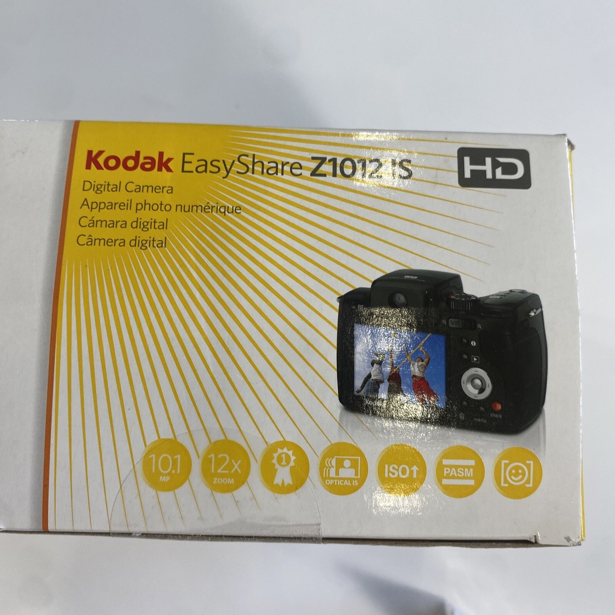 Kodak EasyShare Z1012 IS 10.1MP Digital Camera 12X Optical Zoom