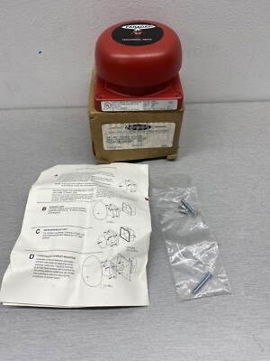 NEW Faraday 4494 4'' FIRE Alarm Bell NEW OLD STOCK complete w/ Box & Paperwork.