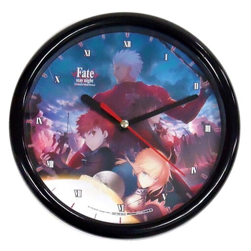 Fate/stay night キャラクタークロック 壁掛け時計 Wall Clock] Shirou Rin Saber Archer Fate/stay night 6.5 in round