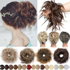 Extra Large Messy Bun Hair Extensions Scrunchie Wrap Ponytail Updos Hair Piece
