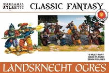Wargames Atlantic 28mm Classic Fantasy Landsknecht Ogres 28mm Ogre Kingdoms