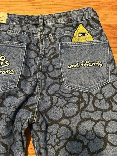 CHRIS PYRATE & FRIENDS Jeans Gr. M 34,5x33 Designer Tech Jeans Streetwear - Bild 12 von 21