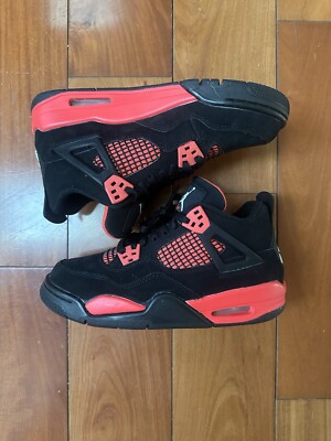 Size 5.5 - Nike Air Jordan 4 Retro GS Red Thunder Men's Shoes