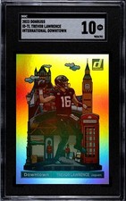 2023 Panini Donruss Trevor Lawrence International Downtown ID-TL SGC 10 Jaguars