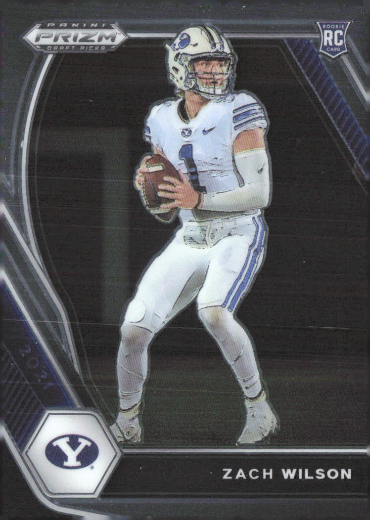 2021 Panini Prizm Draft Picks Collegiate Zach Wilson #105