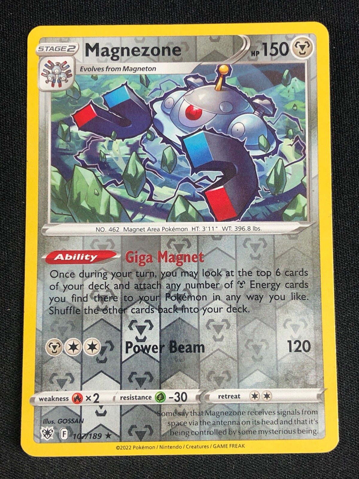 POKEMON MAGNEZONE 107/189 FOIL LP
