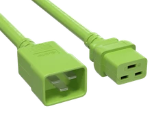 4ft IEC320 C20 to C19 Heavy Duty Extension Power Cord, 12AWG, SJT, 20A/250V, ...