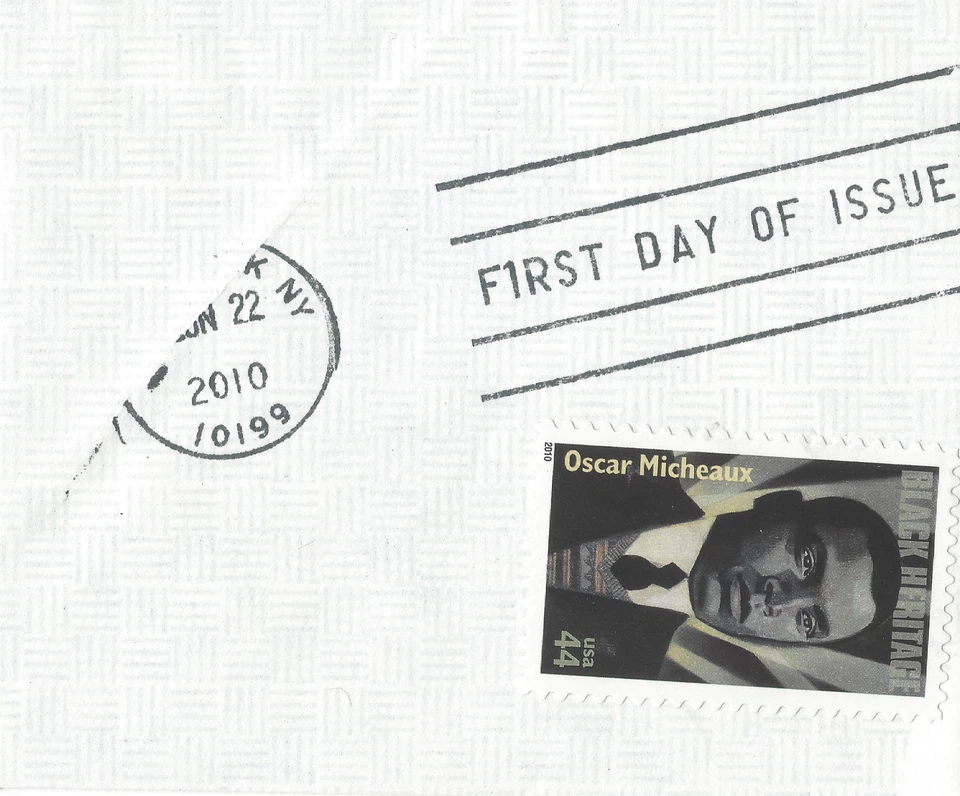 ERROR 2010 FDC U.S. COVER FREAK NY CANCEL, FOLDED DURING POSTMARK PROCESS - Image 2 of 3