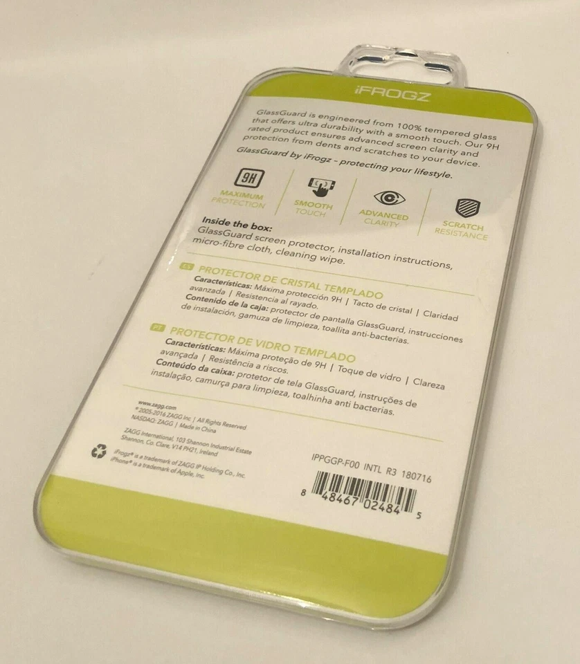 Genuine Zagg iPhone 6s Plus/6 Plus Genuine Tempered Glass Screen Protector  - Image 3 of 4