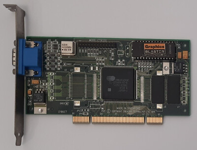 Creative CT6381 PCI Grafikkarte (CL-GD5464, Laguna3D, 4MB, RAMBUS, retro, 1997)