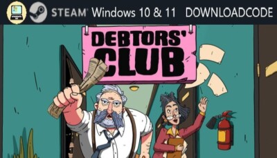 NEU PC Computer Spiel Debtors Club für Windows 10 11 STEAM Downloadcode Game Key