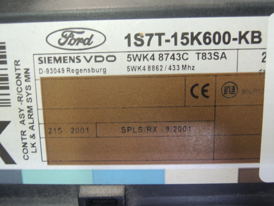 Centralina comfort Ford Mondeo III (B5Y) ANNO 2002 1S7T-15K600-KB 5WK48743C - Immagine 4 di 4