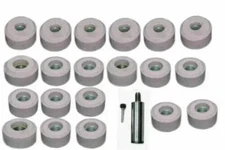 20PCS VALVE SEAT GRINDING STONES+SIUOX STONE HOLDER+DRIVE BALL
