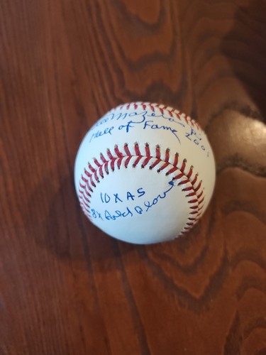 Bill Mazeroski Autographed Signed OMLB w Inscriptions (PSA) - Picture 8 of 14