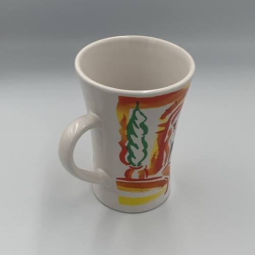 Nescafe Cafe Scene Hourglass Ceramic Coffee Mug Cup Vintage - Picture 15 of 23