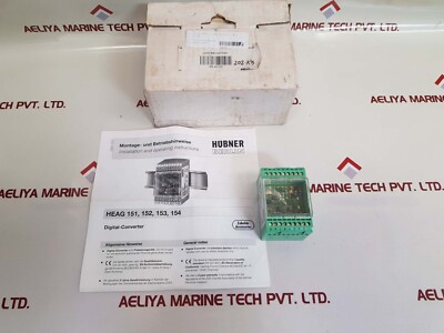 HUBNER BERLIN HEAG 152 Digital Converter 5mA IP 20