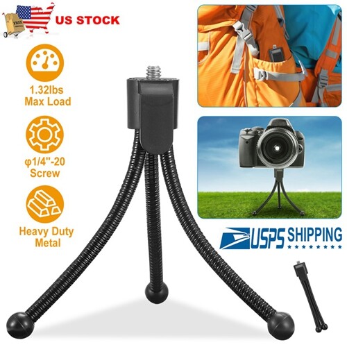 Mini Projector Flexible Tripod Mount Holder Stand For Camera Heavy Duty US-image