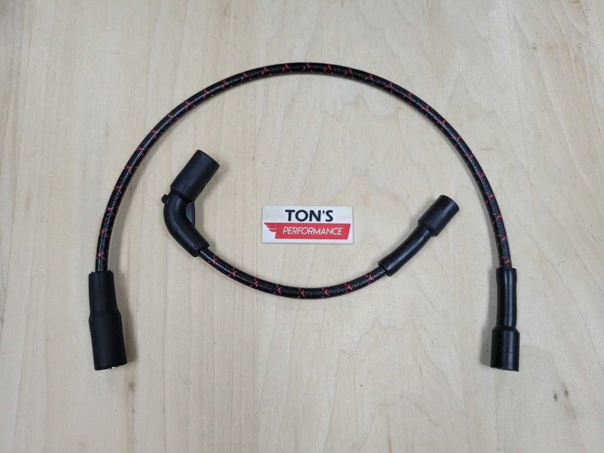 Black Red Cloth 8mm Harley 48 72 883 1200 Sportster Replacement