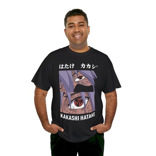 Kakashi T-Shirt Naruto Madara Sasuke Itachi Uchiha Anime Unisex Tee Shirt Manga - Picture 15 of 20